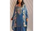 Buy The Exquisite Designer Blue Suit for Women to Make All Your Moments Special