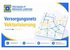 Versorgungsnetz Vektorisierung für präzise digitale Infrastrukturplanung