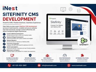 Sitefinity CMS Development Services in Noida | iNest Web