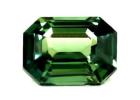 Premium Untreated Emerald Cut Green Sapphire 0.92 CTS – Loose Gemstone