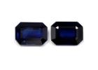 Premium 2.22 Cttw. Emerald Cut Blue Sapphires for Sale at GemsNY