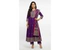 Royal Purple Anarkali Outfit for Women – Main Event Wear Rs. 2499