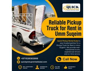 ???? Reliable Pickup Truck for Rent in Umm Suqeim – Call: 00971586718209!