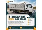 ???? 5 Ton Pickup Truck Rental Sajaa, Sharjah - Call Us Today! +971527821900 