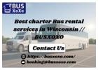 Best charter Bus rental services in Wisconsin // BUSXOXO