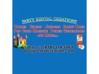 Party Rental Creation