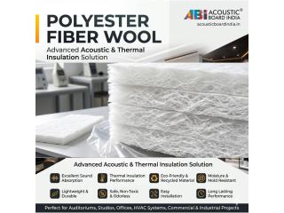 Polyester Fiber Wool for Soundproofing | Acoustic Insulation Material India