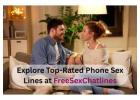 Craving fun, flirty phone chat with like-minded singles? Discover it all on FreeSexChatlines!