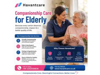 Companionship Care for Elderly – Caring Support by Havantcare