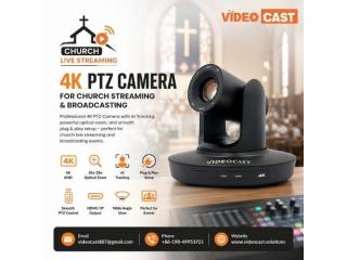 Buy a new 4K PTZ camera for church streaming and broadcasting.