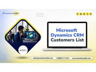 Get our premium Microsoft Dynamics CRM Customers List email list