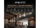 Acoustic Louver Panels for Walls | Decorative Sound Absorbing Panels