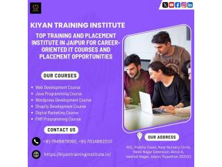 Top Training And Placement Institute In Jaipur | Kiyan Training Institute