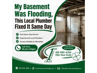 My Basement Was Flooding, This Local Plumber Fixed It Same Day