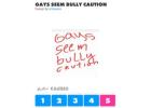   GAYS SEEM BULLY caution  VOTE VOTE VOTE