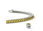 Get Prong Set Yellow Sapphire Women Bracelets – 3.10 Cttw at GemsNY