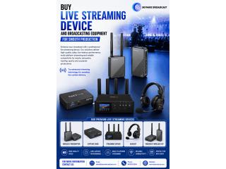 Buy Live streaming device and broadcasting equipment for smooth production