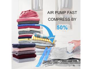 ENEM Vacuum Bags for Clothes – Pack of 8 Space Saving Storage Bags