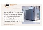 Industrial Air Compressor Manufacturer & Supplier in Kanpur for Reliable Industrial Solutions