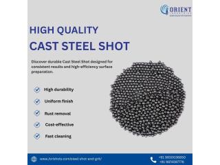 Buy Steel Shot from Orient Industries | Premium Steel Abrasives for Surface Preparation