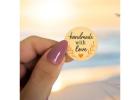 Handmade with Love Stickers for Beautiful Packaging | StickerJet