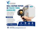 Wall seepage repair in  Frazer town , Bangalore 
