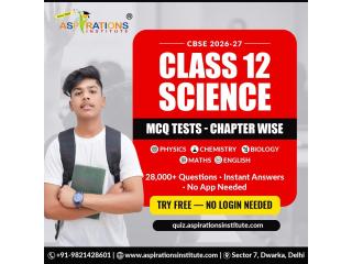 Class 12 Science MCQ Test Online 2027