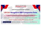 Reach 1 Lakh Bangalore Companies with Verified Contact Data