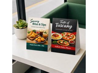 Table Top Tent Cards