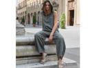 Shop Breathable Italian Linen Best Fitting Pants for Women at Estell Boutique