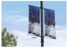 Holiday Lamp Post Banners for Streets, Events & Downtown Displays