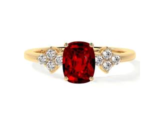 Buy Ruby Engagement Rings with Natural Rubies