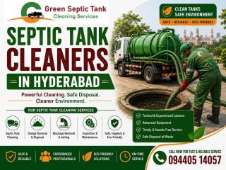 Green Septic Tank Cleaning Services Hyderabad