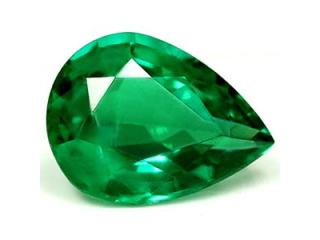 Buy 0.97 Ct Pear Loose Emeralds | GIA Certified AAAA Quality Gemstone