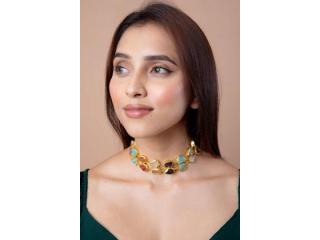Double Layer Necklace in India | Elegant Designs by Jiaara Jewellery