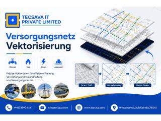 Präzise Versorgungsnetz-Vektorisierung für digitale Infrastruktur