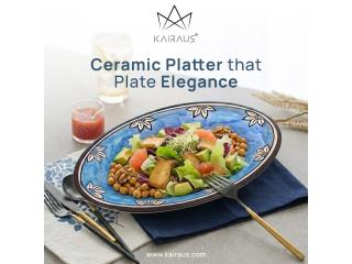 Ceramic Platters for Elegant Dining & Serving | Kairaus