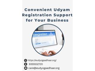 Convenient Udyam Registration Support for Your Business