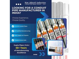 Conduit Pipe Manufacturer in Punjab & India| ISI Certified GI & MS Conduit Pipes