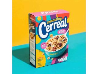 Fresh Crunchy Goodness Sealed In Vibrant Cardboard
