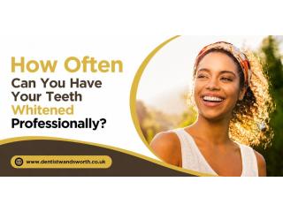 How Often Can You Have Your Teeth Whitened Professionally?