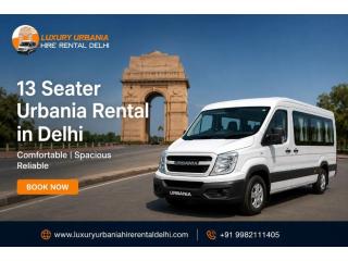 13 Seater Urbania Rental in Delhi | Luxury Urbania Hire