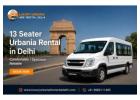 13 Seater Urbania Rental in Delhi | Luxury Urbania Hire