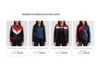 Premium Colorblock Leather Jackets for women