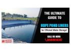 Buy HDPE Pond Liners for Leak-Free Water Management