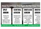 ❄️ *How to Choose the Right Air Conditioning System for Your Home* 