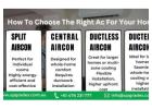 ❄️ *How to Choose the Right Air Conditioning System for Your Home* 