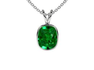 Premium Emerald Pendant in Gold Designs