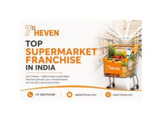 Top supermarket franchise in india
