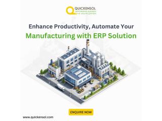 Take Control of Your Manufacturing Operations | Quickensol